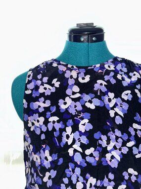 Floral Kate Spade Double Layer Sleevless Blouse, XS